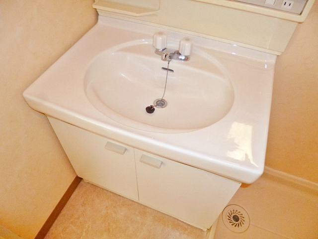 メゾンサンテピエスの洗面所|嬉しい独立洗面台！