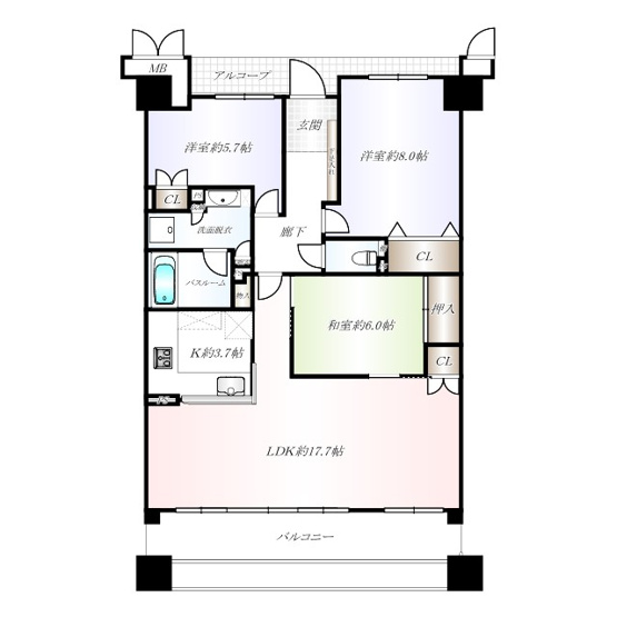【間取り】 | サーパス新立岩