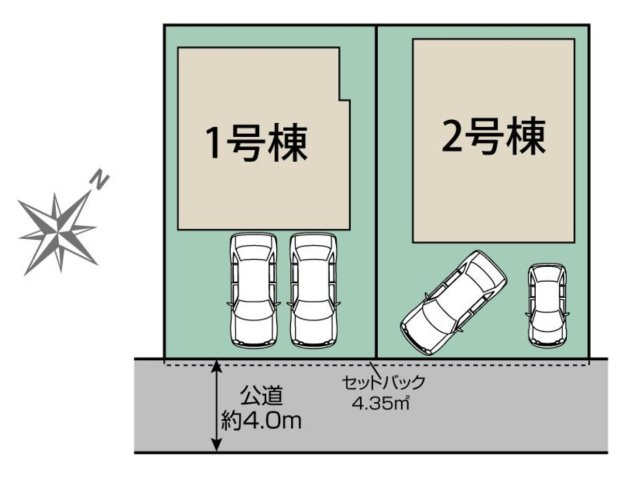 【区画図】 | 〇●平塚市達上ヶ丘 新築戸建 全2棟【1号棟】●〇