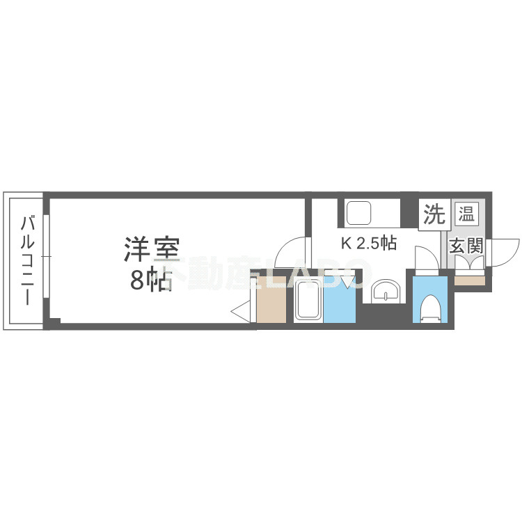 オレンジコート西心斎橋の間取り