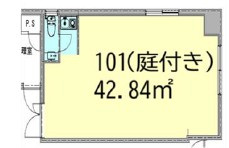 VILLAGE RIVER西天満の間取り