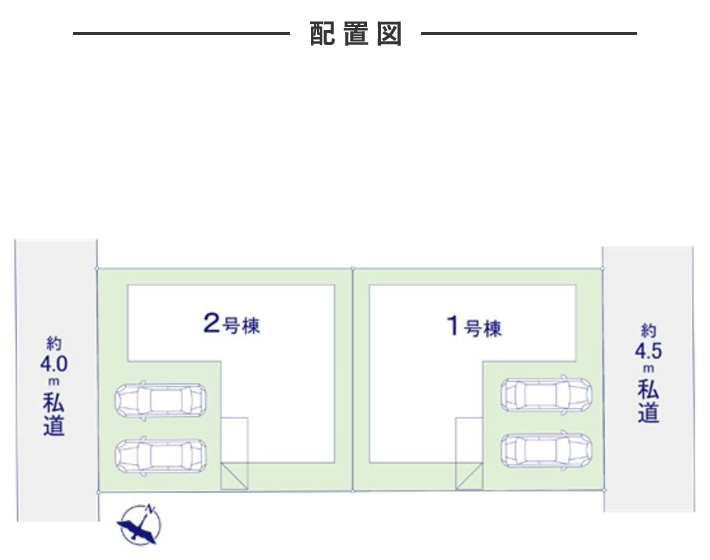 船橋市高野台3丁目12期の区画図