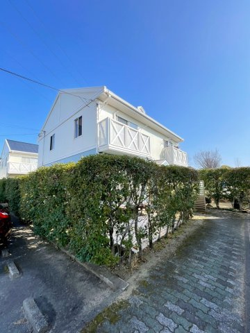 久留米市国分町のアパートの外観