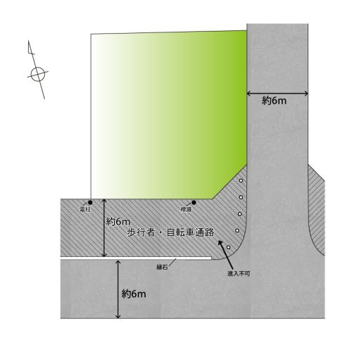 海南駅東1区画・分譲地・61297の区画図