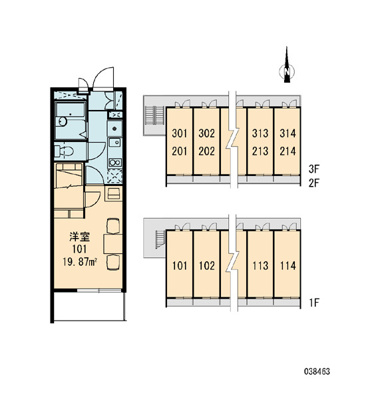 【区画図】 | レオパレスTYK壬生