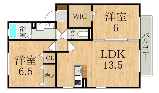 コート宮ノ下の間取り