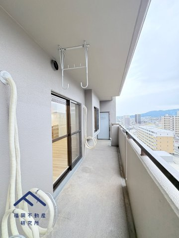サーパスシティ前原壱番館のバルコニー