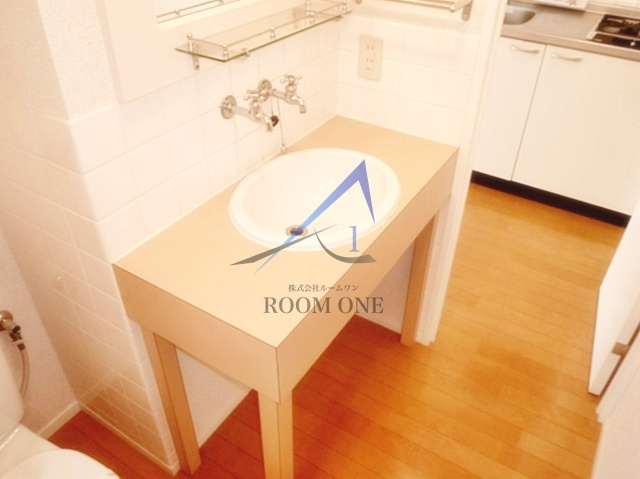 麻布イーストコートの洗面所|洗面台です。