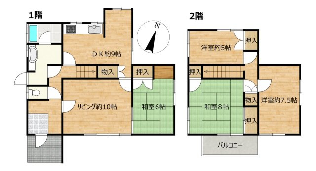 岡崎市本宿町の間取り