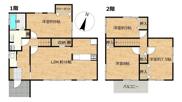 岡崎市本宿町の間取り