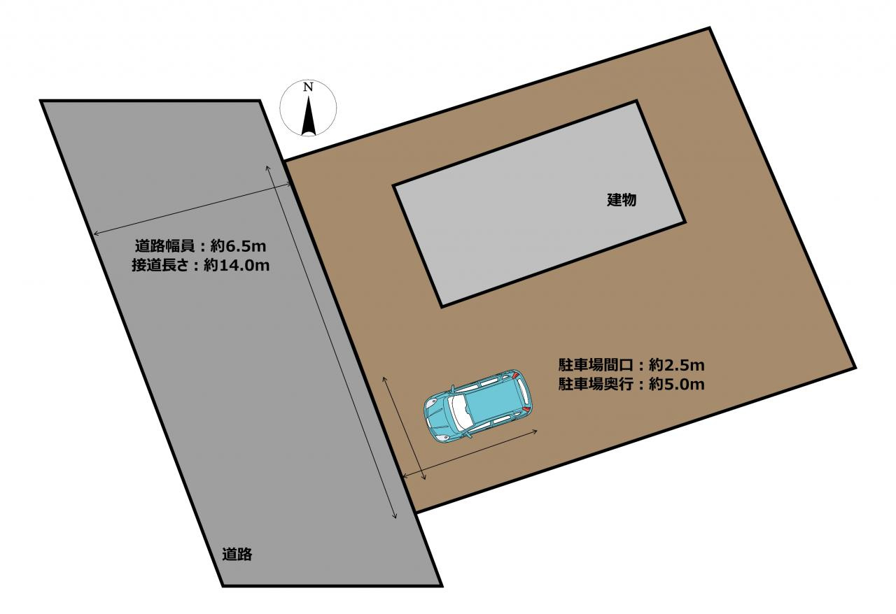 岡崎市本宿町の区画図