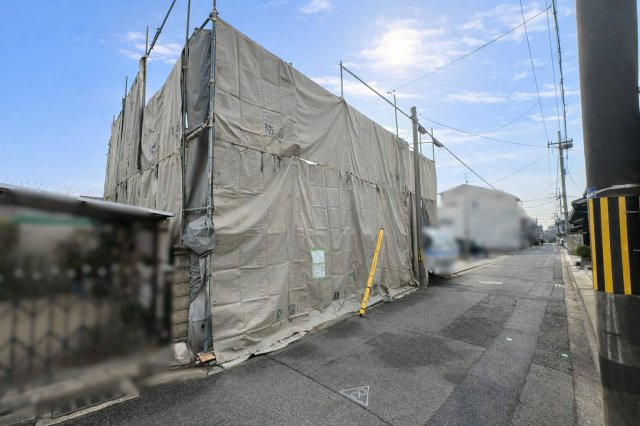 阿波橋町　建築条件無土地の外観