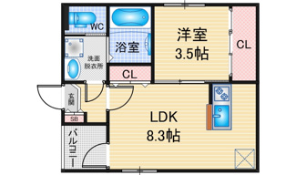【間取り】 | リバーガーデン中村中町 | 略図の為、現状優先