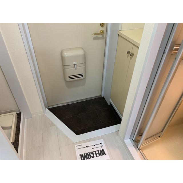 ドミトリー望星の玄関