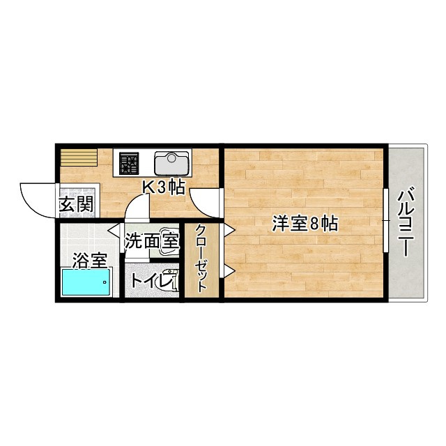 ライフ塩田の間取り