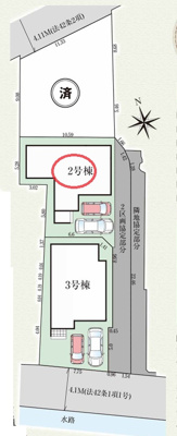 【区画図】 | グラファーレ宝塚市鶴の荘 | 区画図