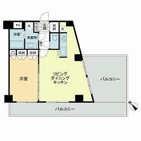 【間取り】 | Ｔｈｅ　Ｂｌｕｅ　８ | 間取図