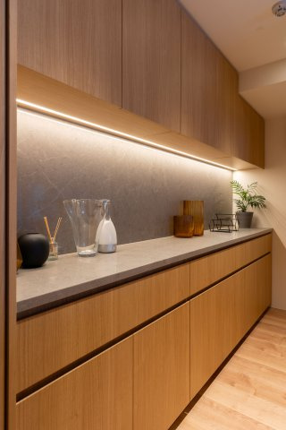 ディアパーク市ヶ谷南町のキッチン|ディアパーク市ヶ谷南町：カップボード付き♪