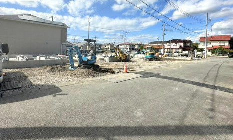 売新築戸建　沼津市下香貫汐入の前面道路含む現地写真