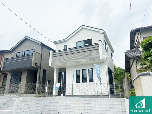 神戸市西区糀台　新築一戸建ての外観|お客様に長く安心して住んでいだだける事にこだわった家づくり！住んでからのアフターサービスにもしっかりと取り組んでいます！