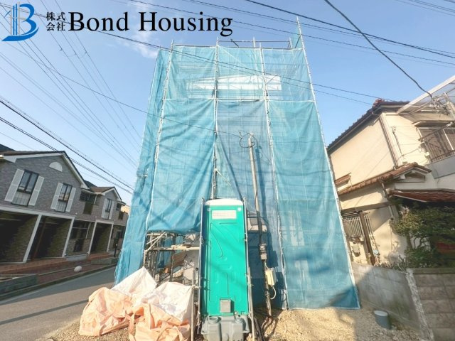 ファミリークロークあり収納豊富　二見町福里　新築限定1棟の前面道路含む現地写真