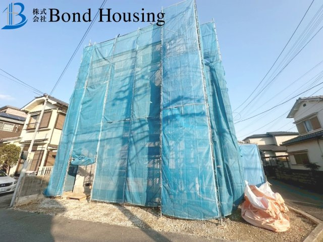 ファミリークロークあり収納豊富　二見町福里　新築限定1棟の前面道路含む現地写真