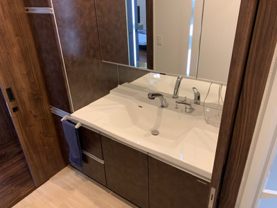 【独立洗面台】 | サンパーク大手町中央レジデンス（A-8）