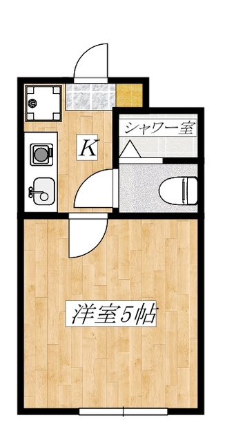 江戸川区西小岩４丁目の賃貸マンションの間取り