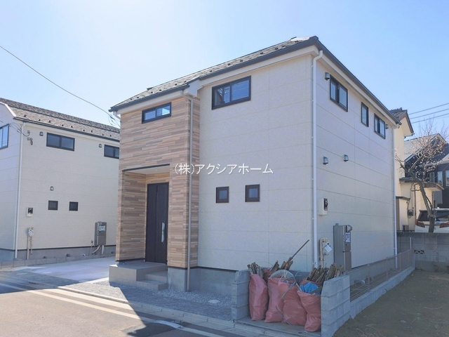 所沢市上安松・全8棟　新築一戸建　1号棟　の外観|現地写真（2026年2月19日撮影）