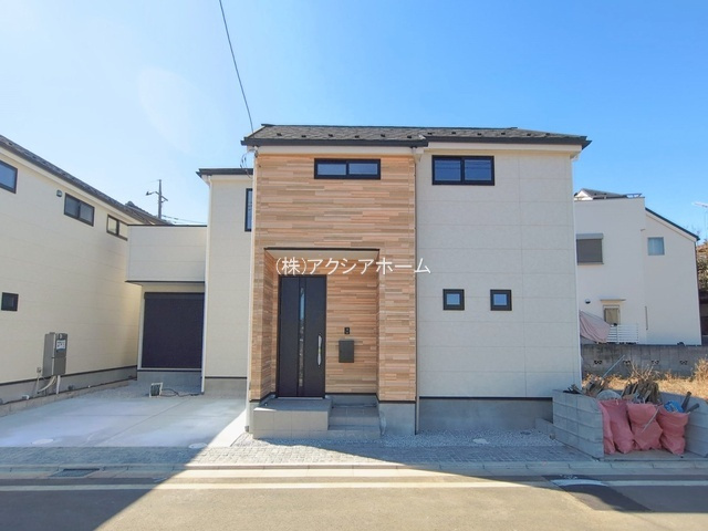 所沢市上安松・全8棟　新築一戸建　1号棟　の外観|現地写真（2026年2月19日撮影）