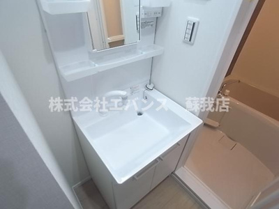 【独立洗面台】 | GRAND千葉中央 | 独立洗面台で身支度をすべて済ませてしまいましょう