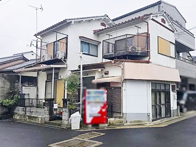 【外観】 | 山科区東野狐藪町　中古店舗付き住宅