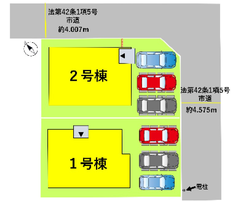 仲介手数料不要　よかタウンBloom東区西原2丁5期【西原小・西原中】の区画図