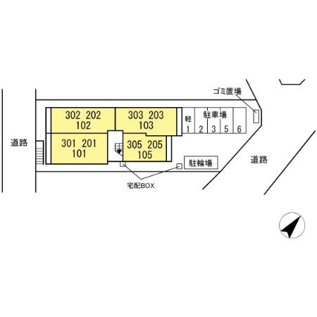 アレクシスの区画図