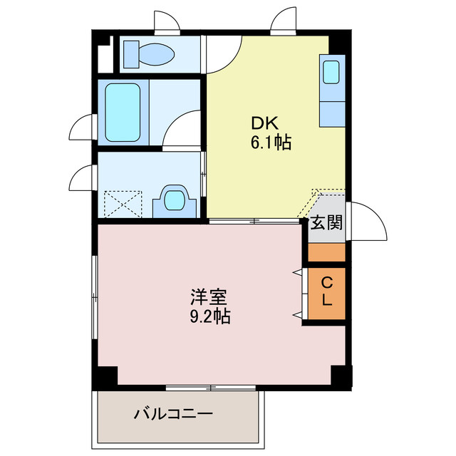 アビックス英賀保駅前の間取り