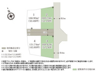 ワイウッドコート宇都宮市江曽島町第1期【建築条件付き売地】の画像