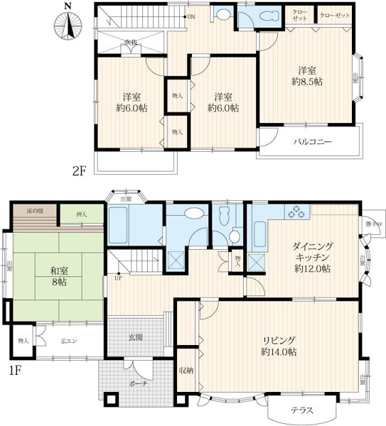 【間取り】 | 大野城市月の浦　中古戸建☆仲介手数料無料☆