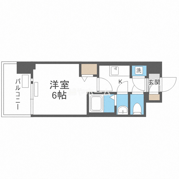 レジュールアッシュOSAKA新深江の間取り