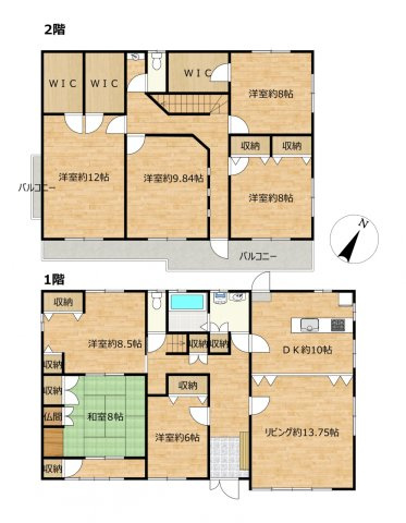 幸田町野場の間取り
