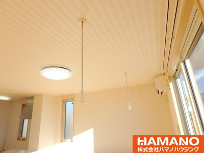 【設備】 | サニーヒルズＧ | 室内物干し。