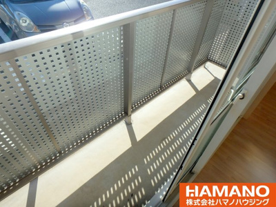 【バルコニー】 | サニーヒルズＧ | 外からの目が気にならないバルコニーで洗濯物が干せます