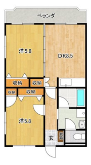 【間取り】 | Laguna　Green　Terrace　Tohbaru