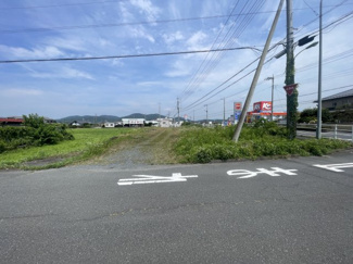 【前面道路含む現地写真】 | 桜川市友部146坪売地