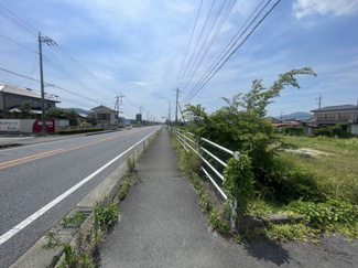 【前面道路含む現地写真】 | 桜川市友部146坪売地