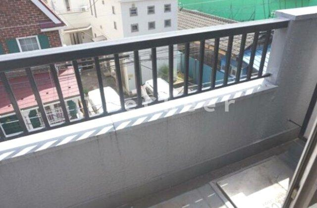 スカイハイツ大沢のバルコニー