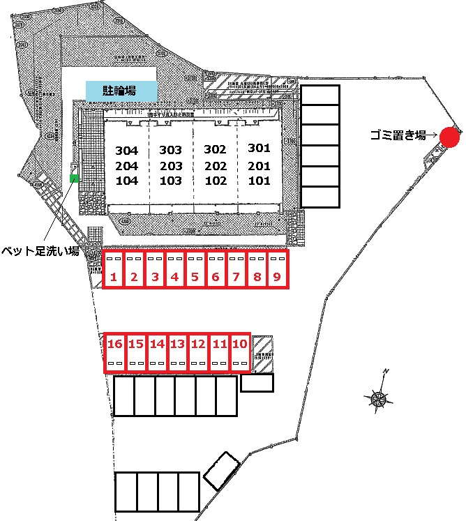マーベラスの区画図