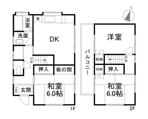 【間取り】 | 伊東市川奈　戸建
