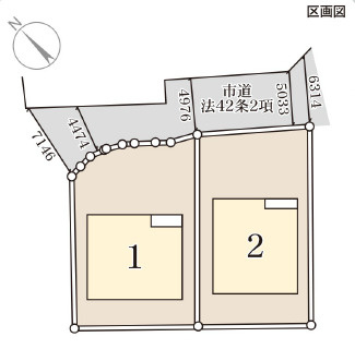 仲介手〇料不要　リーブルガーデン菊池市泗水町永【泗水東小・泗水中】の区画図