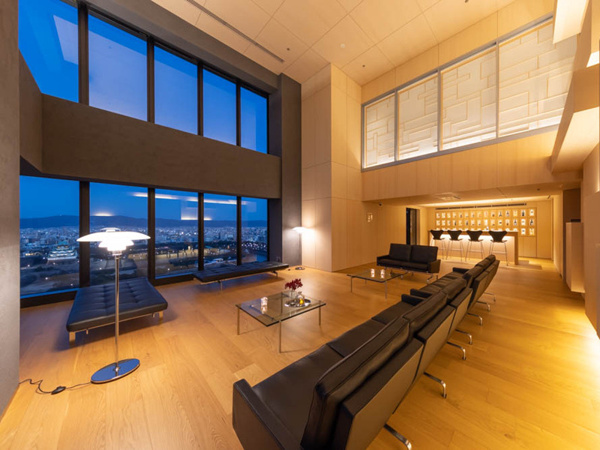 【その他共用部分】 | 【スカイラウンジ】31階には圧倒的な眺望に包まれたスカイラウンジ！大阪城を一望できます◎