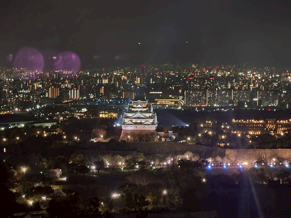 【展望】 | 【スカイラウンジからみる大阪城】